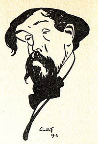 Karikatur Claude Debussy