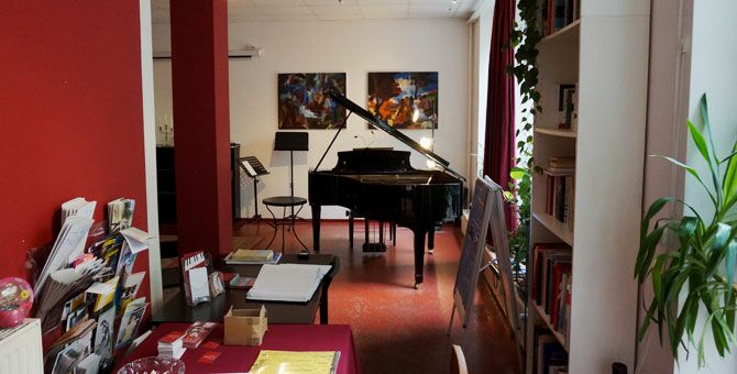 Musikschule Ohrpheo in der Jablonskistr. 15, Berlin (Prenzlauer Berg). Die Musikschule: Unser Eingangsbereich